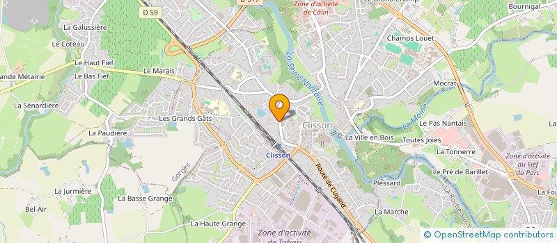 localisation de l'entreprise MADAME VALERIE RENAUD  CLISSON