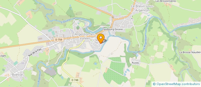 localisation de l'entreprise MADAME VALERIE RENEME  ARGENTONNAY