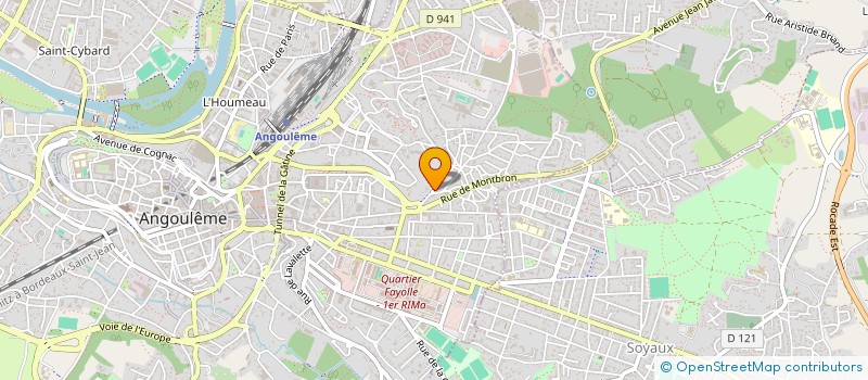 localisation de l'entreprise MADAME VALERIE RENETAUD à ANGOULEME