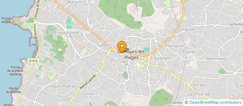 localisation de l'entreprise MADAME VALERIE RENOUARD  SIX FOURS LES PLAGES