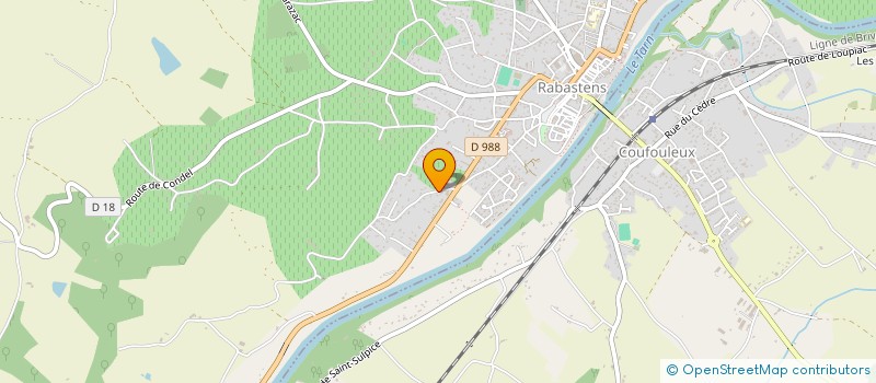 localisation de l'entreprise MADAME VALERIE RENVERSEAU  RABASTENS