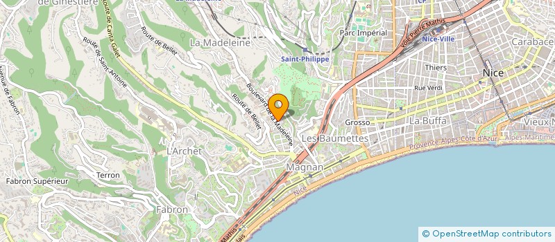 localisation de l'entreprise MADAME VALERIE RESCA à NICE