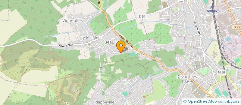 localisation de l'entreprise MADAME VALERIE RESPAUT  LORRY-LES-METZ