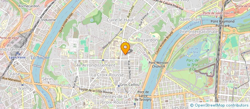 localisation de l'entreprise MADAME VALERIE RESSEGUIER à LYON
