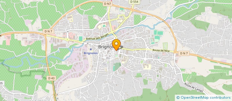 localisation de l'entreprise MADAME VALERIE REYNAUD à BRIGNOLES