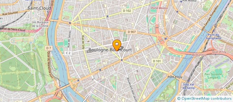 localisation de l'entreprise MADAME VALERIE RICARD à BOULOGNE-BILLANCOURT