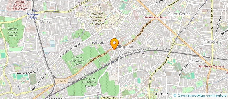 localisation de l'entreprise MADAME VALERIE RIPPLINGER  TALENCE