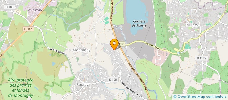 localisation de l'entreprise MADAME VALERIE RITTY  MONTAGNY