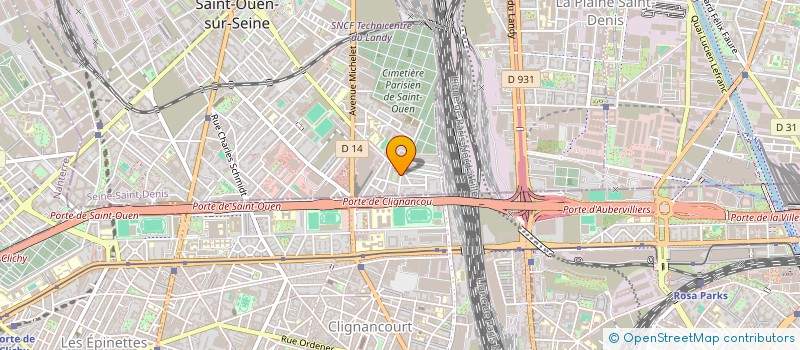 localisation de l'entreprise MADAME VALERIE RIVARD THERIAULT à SAINT-OUEN-SUR-SEINE