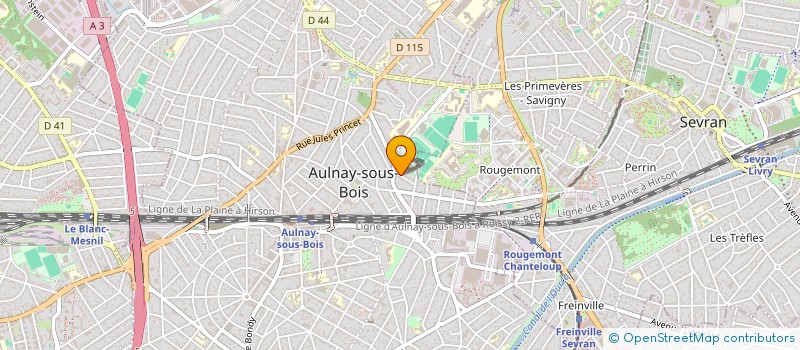 localisation de l'entreprise MADAME VALERIE RIVIERE à AULNAY-SOUS-BOIS