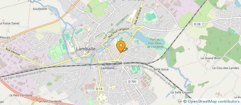 localisation de l'entreprise MADAME VALERIE ROBERT à LAMBALLE-ARMOR
