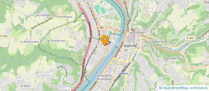 localisation de l'entreprise MADAME VALERIE ROBERT  SAINTE-COLOMBE