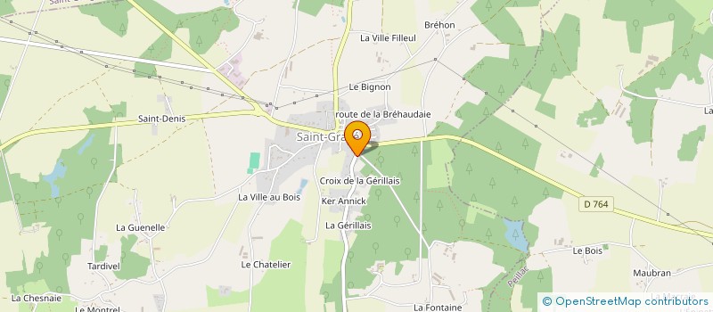 localisation de l'entreprise MADAME VALERIE ROBICHON  SAINT-GRAVE