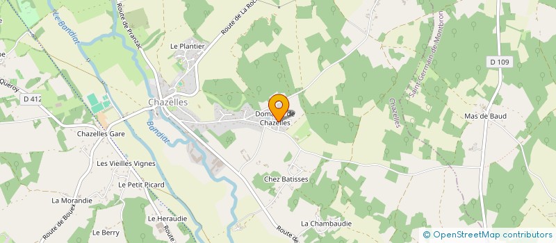 localisation de l'entreprise MADAME VALERIE ROBILLARD à CHAZELLES