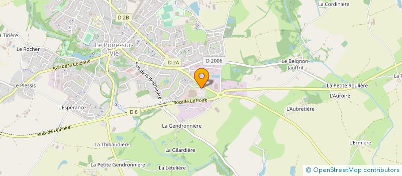 localisation de l'entreprise MADAME VALERIE ROBIN à LE POIRE-SUR-VIE