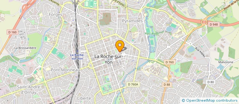 localisation de l'entreprise MADAME VALERIE ROBIN  LA ROCHE-SUR-YON