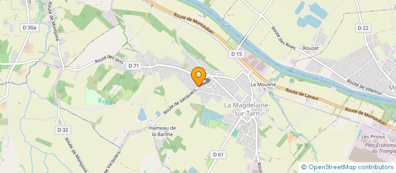 localisation de l'entreprise MADAME VALERIE ROC  LA MAGDELAINE-SUR-TARN