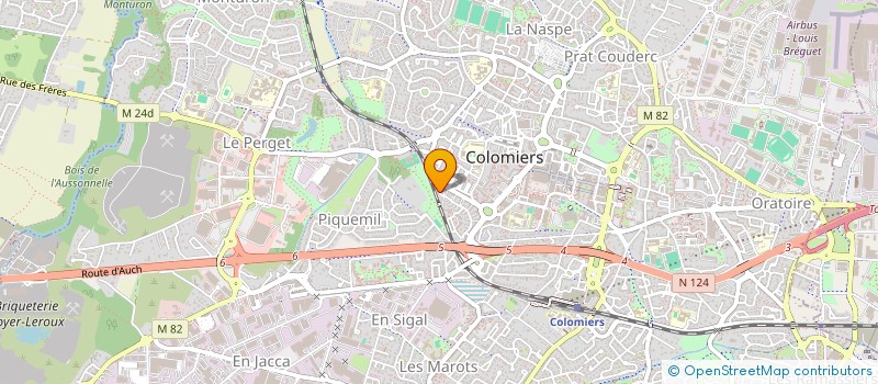 localisation de l'entreprise MADAME VALERIE ROCHE à COLOMIERS