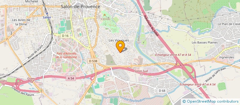 localisation de l'entreprise MADAME VALERIE ROCHELLE à SALON-DE-PROVENCE