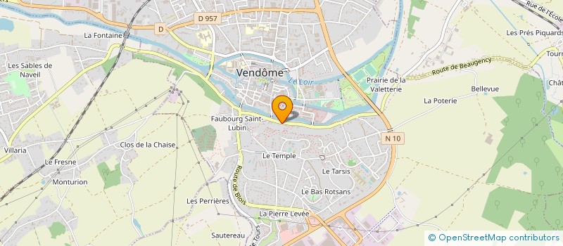 localisation de l'entreprise MADAME VALERIE ROCHER  VENDOME