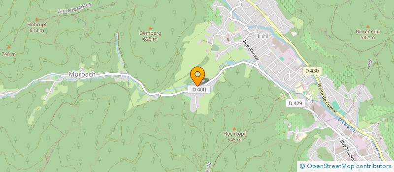 localisation de l'entreprise MADAME VALERIE RODRIGUEZ  BUHL