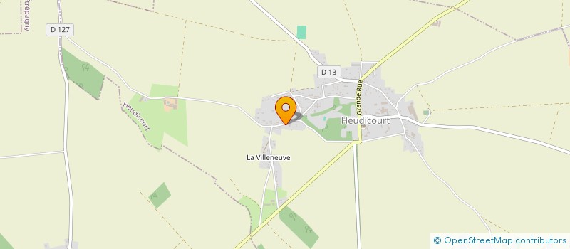 localisation de l'entreprise MADAME VALERIE ROGER à HEUDICOURT