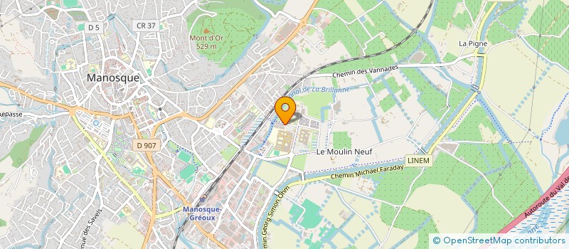 localisation de l'entreprise MADAME VALERIE ROGER  MANOSQUE