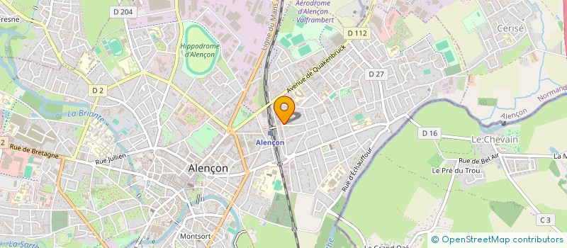 localisation de l'entreprise MADAME VALERIE ROGRON à ALENCON