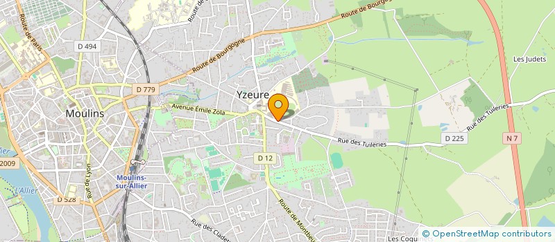 localisation de l'entreprise MADAME VALERIE ROKOSZAK à YZEURE