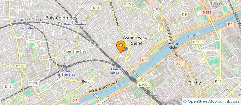 localisation de l'entreprise MADAME VALERIE ROMANCANT à ASNIERES-SUR-SEINE