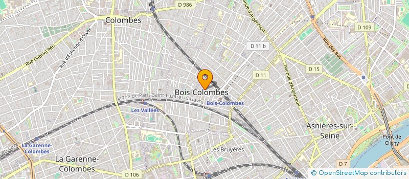 localisation de l'entreprise MADAME VALERIE RONSSE à BOIS-COLOMBES