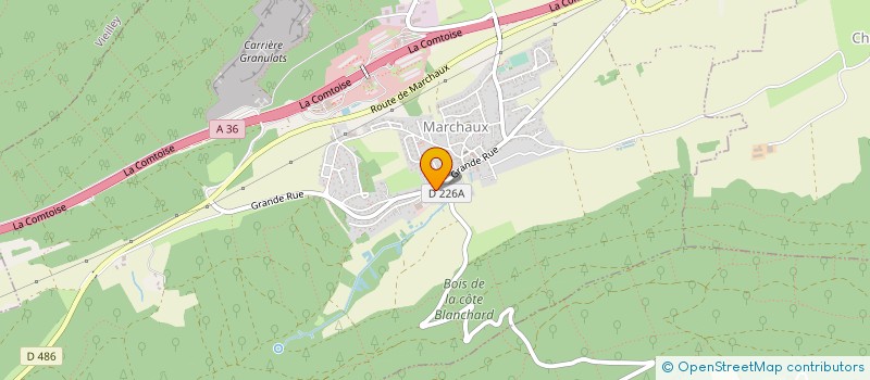 localisation de l'entreprise MADAME VALERIE ROPRAZ à LA BRETENIERE