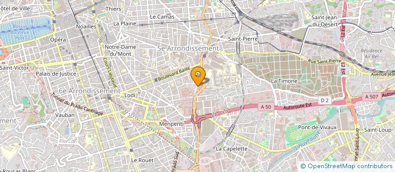 localisation de l'entreprise MADAME VALERIE ROSSANINO à MARSEILLE