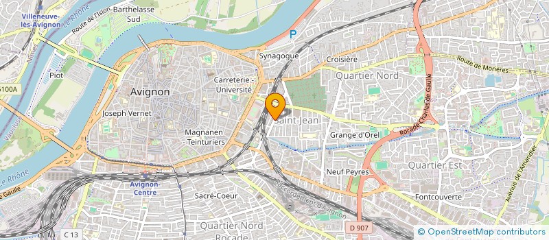 localisation de l'entreprise MADAME VALERIE ROSSI  AVIGNON