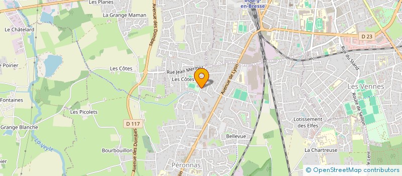 localisation de l'entreprise MADAME VALERIE ROUGER à PERONNAS