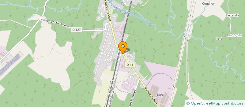 localisation de l'entreprise MADAME VALERIE ROUGIER  RION-DES-LANDES