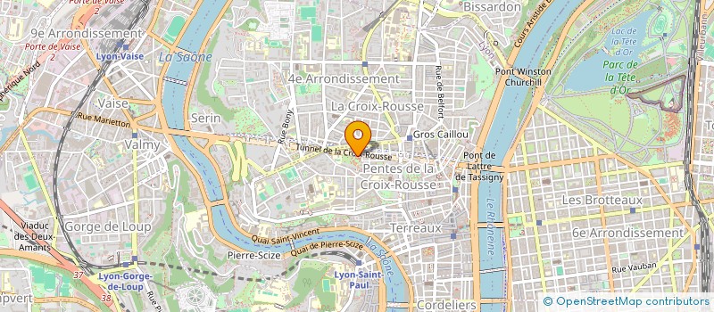 localisation de l'entreprise MADAME VALERIE ROUILLER à LYON