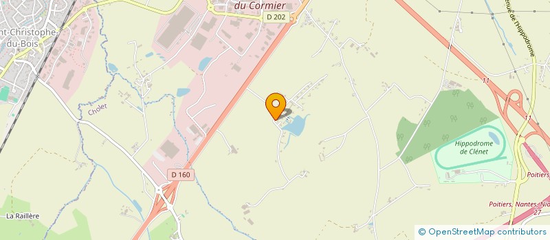 localisation de l'entreprise MADAME VALERIE ROUSSEAU à CHOLET