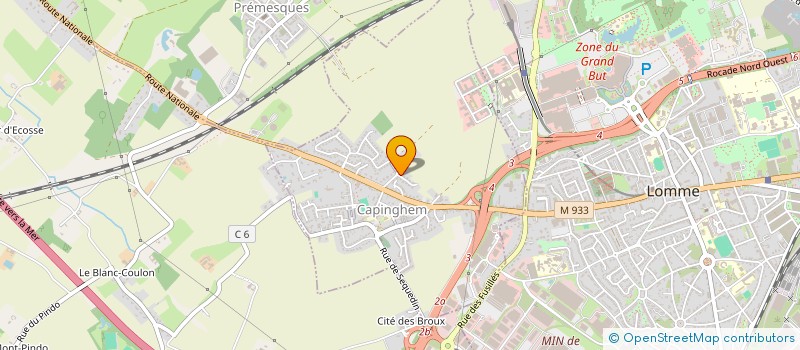 localisation de l'entreprise MADAME VALERIE ROUSSEAU à LILLE