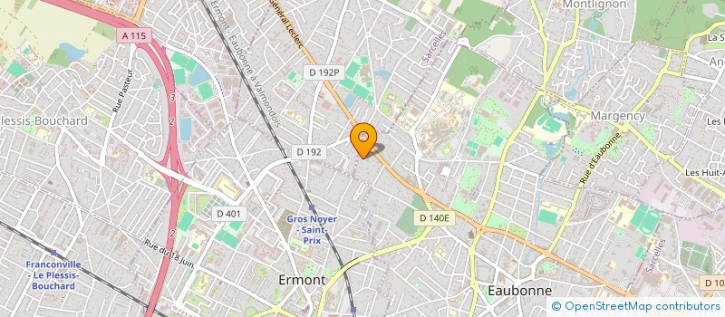 localisation de l'entreprise MADAME VALERIE ROUSSEL à EAUBONNE