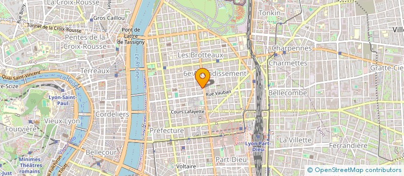 localisation de l'entreprise MADAME VALERIE ROUSSEL  LYON