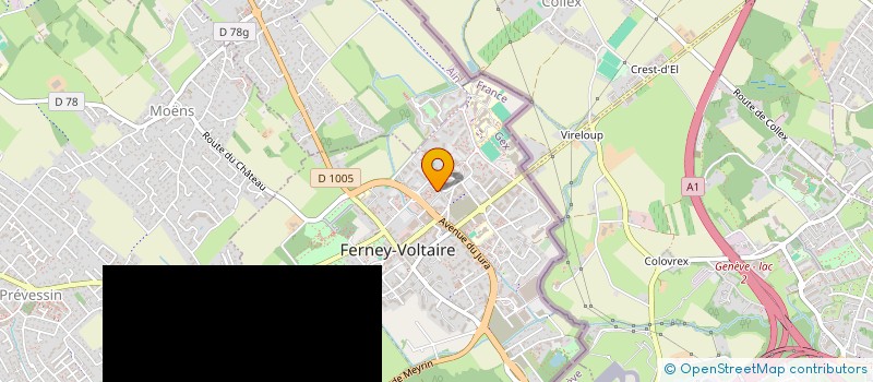 localisation de l'entreprise MADAME VALERIE ROUSTAN à FERNEY-VOLTAIRE