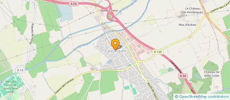 localisation de l'entreprise MADAME VALERIE ROUX  CAISSARGUES