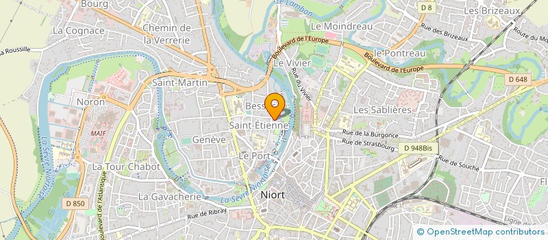 localisation de l'entreprise MADAME VALERIE RUDNIK à NIORT