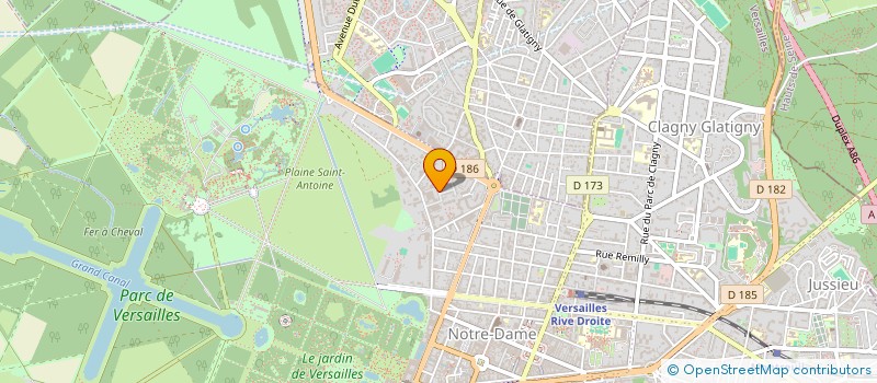 localisation de l'entreprise MADAME VALERIE RUF-FRAISSINET à VERSAILLES