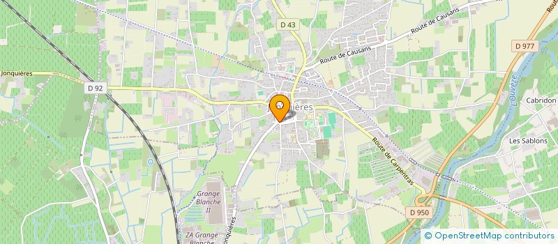 localisation de l'entreprise MADAME VALERIE RUIZ  JONQUIERES