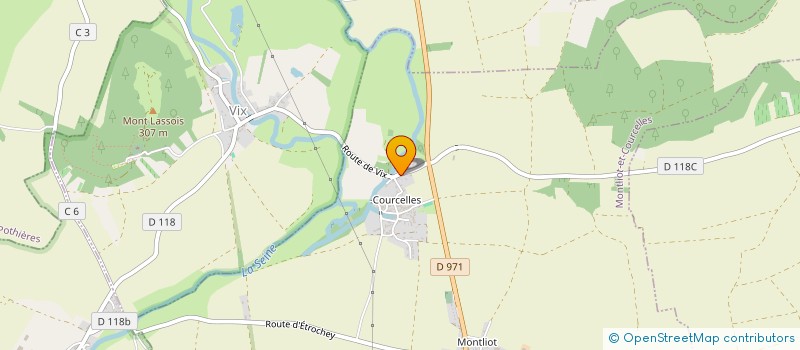 localisation de l'entreprise MADAME VALERIE RUTLAND MASH  MONTLIOT-ET-COURCELLES