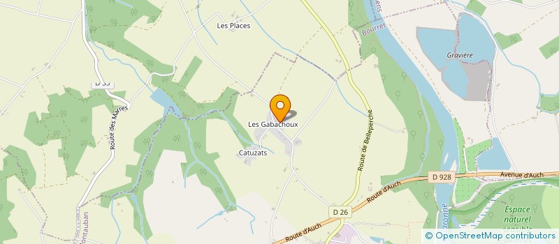localisation de l'entreprise MADAME VALERIE SABATIE  BOURRET