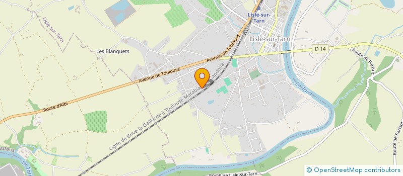 localisation de l'entreprise MADAME VALERIE SABATIE  GAILLAC