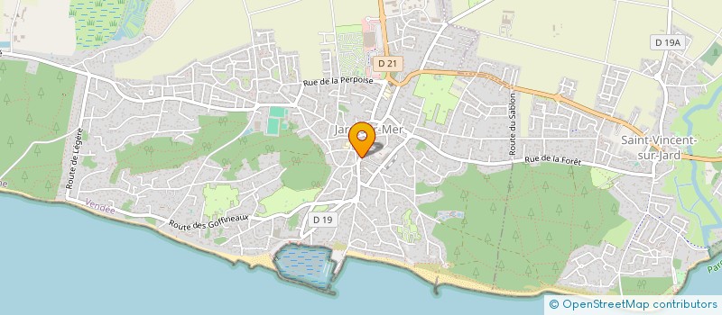 localisation de l'entreprise MADAME VALERIE SABATTIER à JARD-SUR-MER